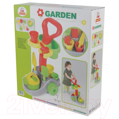 Тележка с инструментами игрушечная Полесье Садовник / 36599
