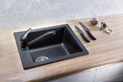 Мойка кухонная GRANULA GR-4201 (шварц)