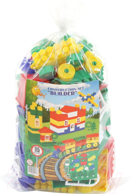 Конструктор Полесье Строитель большой / 0576 - фото