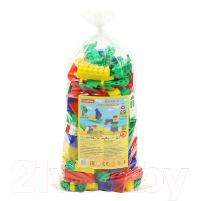 Конструктор Полесье Строитель Гигант / 0569 - фото