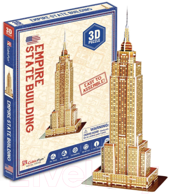 Конструктор CubicFun Эмпайер-стейт-билдинг