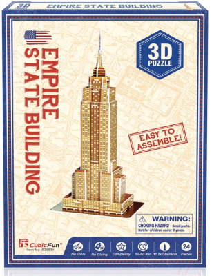Конструктор CubicFun Эмпайер-стейт-билдинг