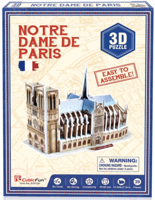Конструктор CubicFun Нотердам де Пари - фото