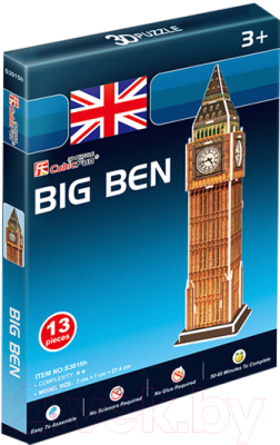 Конструктор CubicFun Биг Бен - фото