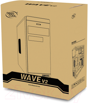 Корпус для компьютера Deepcool Wave V2 / DP-MATX-DPWAVE2