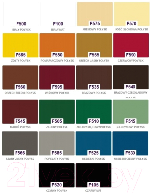 Эмаль Sniezka Supermal масляно-фталевая