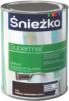 Эмаль Sniezka Supermal масляно-фталевая - фото