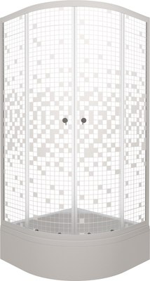 Душевой уголок Triton Стандарт В 90x90 (мозаика) - фото