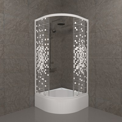 Душевой уголок Triton Стандарт В 90x90 (мозаика)