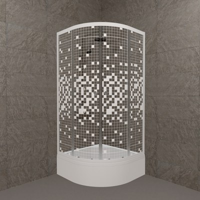 Душевой уголок Triton Стандарт В 90x90 (мозаика)