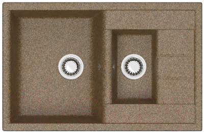 Мойка кухонная Berge BR-7612 (терракот) - фото