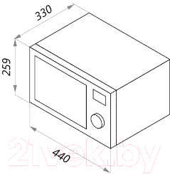 Микроволновая печь Maunfeld MFSMO.20.7SGB