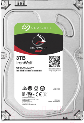 Жесткий диск Seagate IronWolf Pro 3TB (ST3000VN007) - фото