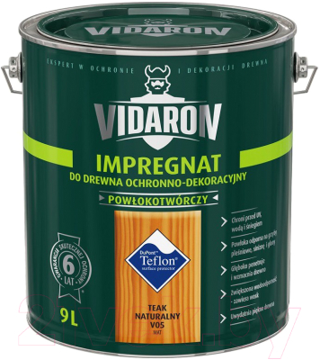 Защитно-декоративный состав Vidaron Impregnant V05 Натуральный тик - фото