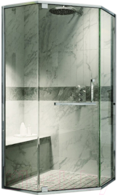 Душевой уголок Adema Safier-90 / AD7633 (прозрачное стекло) - фото