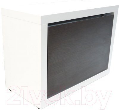 Тумба в прихожую Элана 1.60 (белый/венге магия) - фото