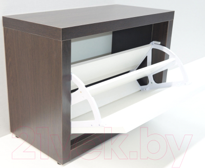 Тумба в прихожую Элана 1.60 (венге магия/белый)