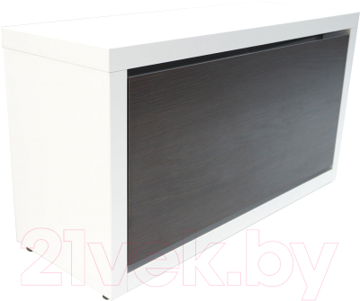 Тумба в прихожую Элана 1.80 (белый/венге магия) - фото