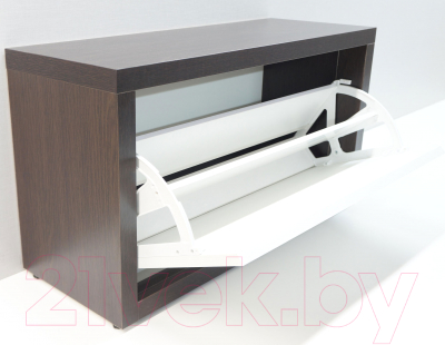 Тумба в прихожую Элана 1.80 (венге магия/белый)
