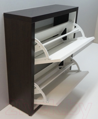 Тумба для обуви Элана 2.70 (венге магия/белый)