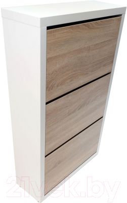 Тумба для обуви Элана 3.70 (белый/дуб сонома) - фото