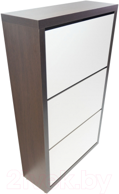 Тумба для обуви Элана 3.70 (венге магия/белый) - фото