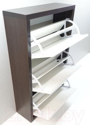 Тумба для обуви Элана 3.70 (венге магия/белый)