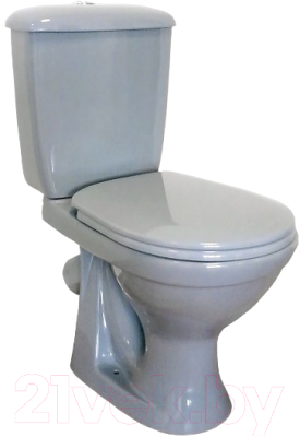 Унитаз напольный Оскольская керамика Суперкомпакт (серый) - фото