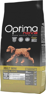 Сухой корм для собак Optimanova Adult Mini Rabbit & Potato - фото