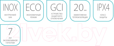 Накопительный водонагреватель Ballu BWH/S 10 Omnium U