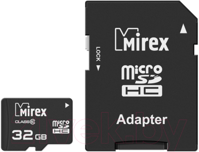 Карта памяти Mirex microSDHC (Class 10) 32GB (13613-AD10SD32)