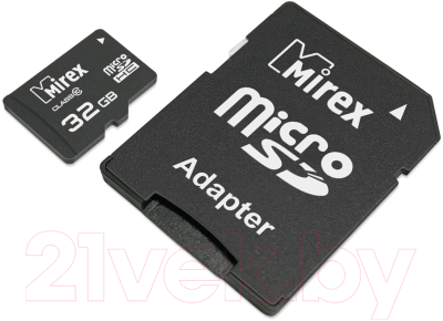 Карта памяти Mirex microSDHC (Class 10) 32GB (13613-AD10SD32)