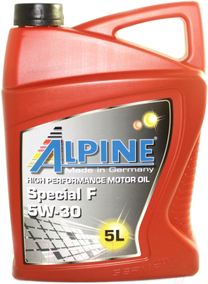Моторное масло ALPINE Special F 5W30 / 0100182 - фото
