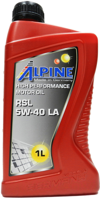 Моторное масло ALPINE RSL 5W40 C3 / 0100171 - фото