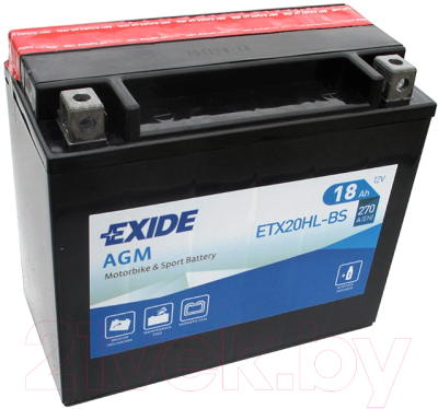 Мотоаккумулятор Exide ETX-20HL-BS - фото
