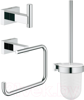 Набор аксессуаров для ванной и туалета GROHE Essentials Cube 40757001 - фото