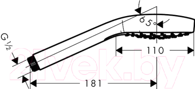 Лейка ручного душа Hansgrohe Croma Select E 26814400