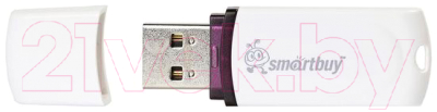 Usb flash накопитель SmartBuy Paean White 16Gb (SB16GBPN-W)