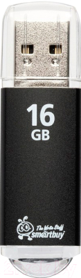 Usb flash накопитель SmartBuy V-Cut Series Black 16Gb (SB16GBVC-K) - фото