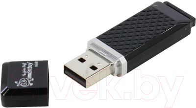 Usb flash накопитель SmartBuy Quartz Black 8Gb (SB8GBQZ-K)