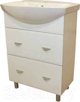 Тумба под умывальник СанитаМебель Лотос 601.600 - фото