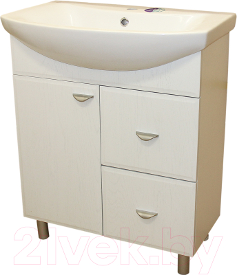 Тумба под умывальник СанитаМебель Лотос 601.700 - фото
