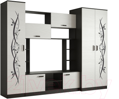 Стенка Евва Престиж-1 (венге/бодега) - фото