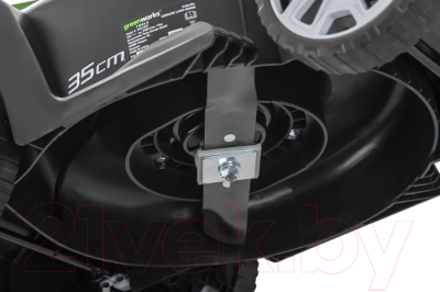 Газонокосилка электрическая Greenworks G40LM35