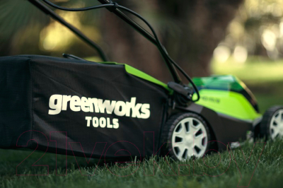 Газонокосилка электрическая Greenworks G40LM35K2