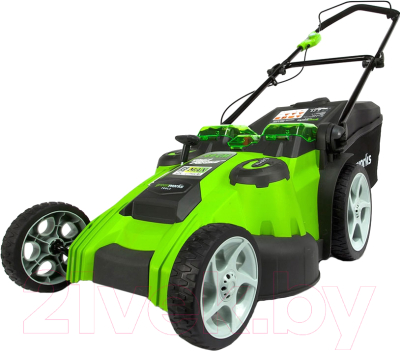 Газонокосилка электрическая Greenworks Twin Force G40LM49DB - фото
