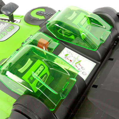 Газонокосилка электрическая Greenworks Twin Force G40LM49DB
