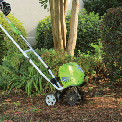 Миникультиватор аккумуляторный Greenworks G40TL