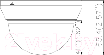 Аналоговая камера HiWatch DS-T101