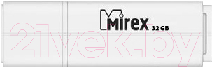 Usb flash накопитель Mirex Line White 32GB (13600-FMULWH32) - фото